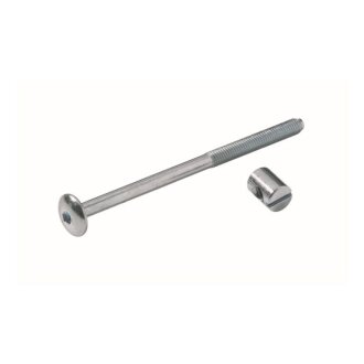 HETTICH Verbindungsschraube mit Kloben M6 x 100mm, 20 Stück