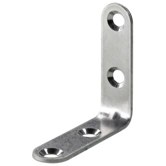 HETTICH Stuhlwinkel, 15 x 50 x 50 x 2mm, Edelstahl matt, 25 Stück