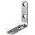 HETTICH Stuhlwinkel, 15 x 50 x 50 x 2mm, Edelstahl matt, 25 Stück