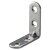 HETTICH Stuhlwinkel 15 x 40 x 40 x 2mm, Edelstahl matt, 25 Stück