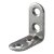 HETTICH Stuhlwinkel, 15 x 30 x 30 x 2mm, Edelstahl matt, 25 Stück