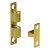 HETTICH Kugelschnäpper, 8 x 43mm, Messing matt, 10 Stück