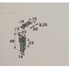 Kistenverschluss 15 x 56mm verzinkt 25 Stück