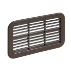HETTICH Lüftungsgitter, 78 x 128mm, braun, 10...