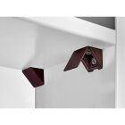 HETTICH Universal Eckverbinder, 22 x 24 x 22 mm, Kunststoff, braun, 20 Stück