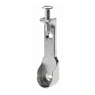 Hettich Schrankrohrlager für ovale Schrankrohre, Ø 15/30 mm, 25 Stück