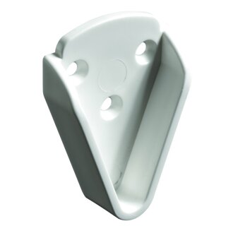 Hettich Schrankrohrlager, Ø 25mm, Kunststoff, weiß, 50 Stück