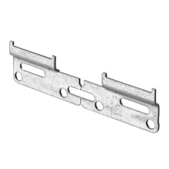 Hettich Schrankaufhängeschiene, 130 x 36 x 7 mm, Stahl verzinkt, 25 Stück