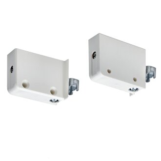 Hettich Schrankaufhänger 35kg/Stück, Kunststoff, weiß, 20 Stück