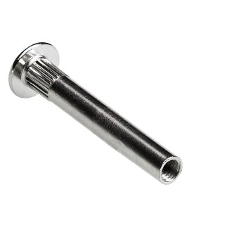 HETTICH Hülse für Verbindungsschraube M4, 36-46mm, Stahl vernickelt, 50 Stück