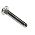 HETTICH Hülse für Verbindungsschraube M4, 36-46mm, Stahl vernickelt, 50 Stück