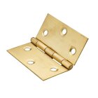 HETTICH Scharnier, 50 x 50mm, Messing matt, 10 Stück