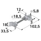 HETTICH Plattenverbinder, 100mm 35/20mm, 10 Stück
