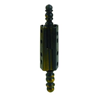 Hettich Anschraubband brüniert mit Zierkopf 9 x 40 mm, 5 Stück