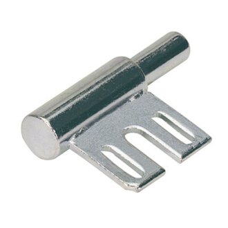 HETTICH Rahmenunterteil, Ø 15 x 63,5 mm, Stahl verzinkt, 10 Stück