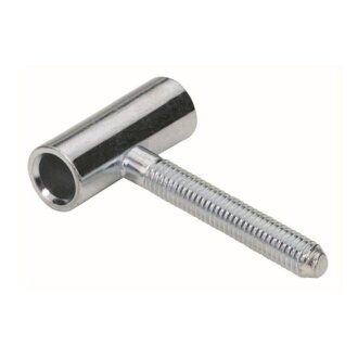 Hettich Rahmenoberteil für Holztür, 15 mm, verzinkt, 10 Stück