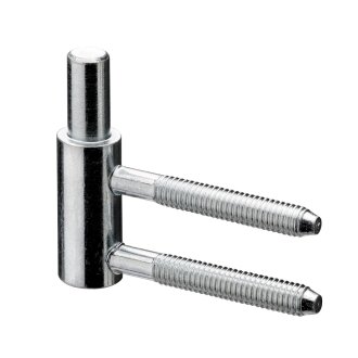 HETTICH Rahmenunterteil, Ø 15 x 50 mm, Stahl verzinkt, 10 Stück