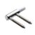 HETTICH Rahmenunterteil wartungsfrei, Ø 15 x 65mm, Stahl verzinkt, 10 Stück