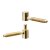 HETTICH Einbohrband für Holzzarge, 28 x Ø 8mm, vermessingt, 5 Stück