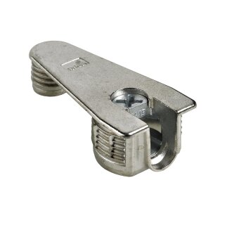 HETTICH Verbindungsbeschlag, 10/20 mm, vernickelt, 10 Stück