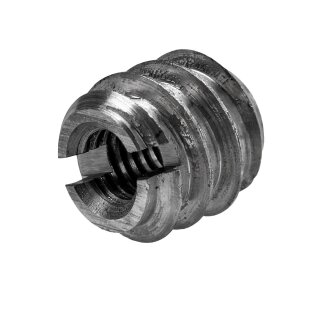 HETTICH Eindrehmuffen mit Innengewinde, M6, Ø 6mm, Stahl roh, 100 Stück