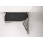 HETTICH Klappenstütze mit Soft Close, Kunststoff, grau
