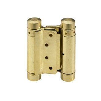 Pendeltürbeschlag 75mm, vermessingt, 5 Stück