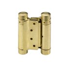 HETTICH Pendeltürbeschlag, 75mm, vermessingt, 5 Stück