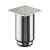 HETTICH Design Möbelfuß Patna, Ø 50-60 x100-180mm verstellbar, Stahl, Edelstahl-Optik