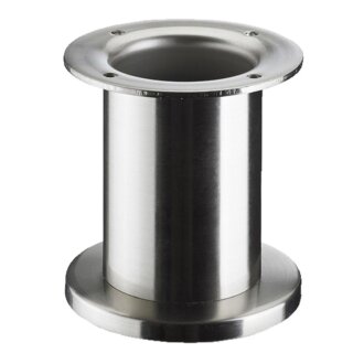 HETTICH Design Möbelfuß Telanio, 60 x 100 mm, Edelstahl-Optik