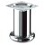 HETTICH Design Möbelfuß Florenca, 100 x Ø 47mm, Stahl, Edelstahl-Optik