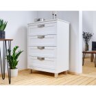 Design Möbelfuß, Florenca, Edelstahl-finish, 47 x 100 mm