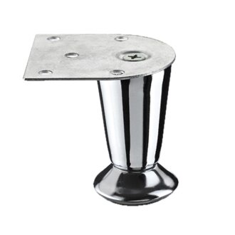 Hettich Design Möbelfuß Ola, 35 x 70 mm, verchromt