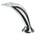 Hettich Design Möbelfuß Bresta, verchromt, 95 mm