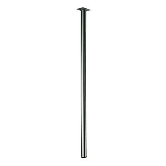 Tischbein, Edelstahl-Optik, D 30 x 900 mm B-Ware