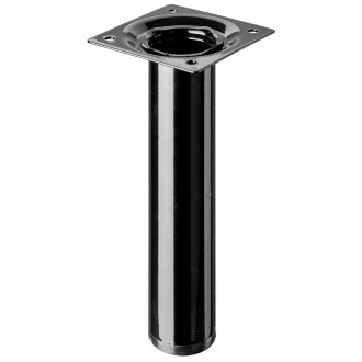 Hettich Möbelfuß/Tischbein, schwarz, Ø 30 x 150 mm