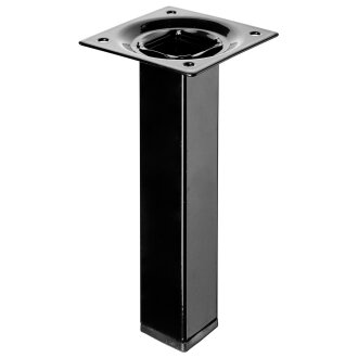 HETTICH Möbelfuß, 25 x 25 x 150 mm, schwarz