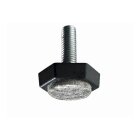 HETTICH Bodenausgleichsschraube M8, Stahl mit Filz, 2...