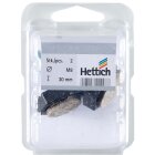 HETTICH Bodenausgleichsschraube M8, Stahl mit Filz, 2 Stück