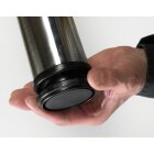 Hettich Möbelfuß/Tischbein, Ø 60 mm, Edelstahl-Optik, B-Ware Folie defekt/nicht vorhanden