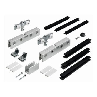 HETTICH Montagesatz TopLine8g, Belastbar bis 40kg, Alu