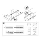 Kugelpräzisionsvollauszug KA 4532 Silent System mit Anschlagdämpfung  450 mm