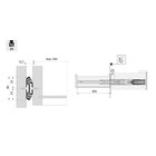 Kugelpräzisionsvollauszug KA 4532 Silent System mit Anschlagdämpfung  450 mm