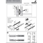 HETTICH Kugelpräzisionsvollauszug KA 4532 Silent System Anschlagdämpfung 400 mm
