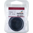 Einlassgriff, Kunststoff, schwarz, 40mm, 2 Stück