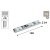 HETTICH Anschraubplatte zu XXL-Torbeschlag GN15, verzinkt, 160 x 160 x 24mm