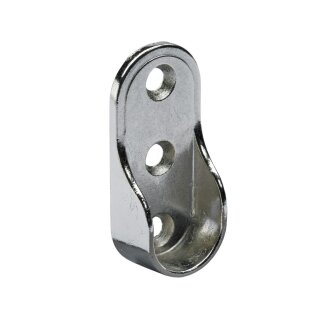 Hettich Schrankrohrlager für ovale Schrankrohre, Ø 15/30 mm, 2 Stück