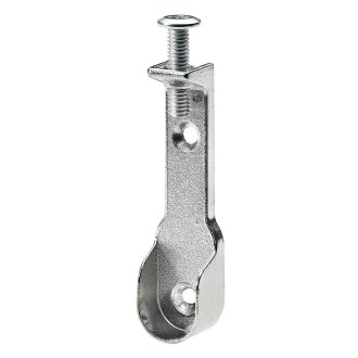 Hettich Schrankrohrlager für ovale Schrankrohre, Ø 15/30 mm, 2 Stück