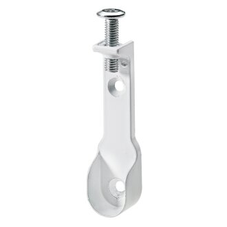 Hettich Schrankrohrlager für ovale Schrankrohre, Ø 15/30 mm, 2 Stück