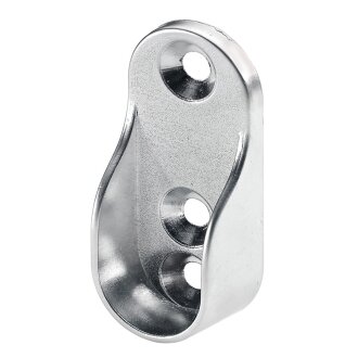 Hettich Schrankrohrlager für ovale Schrankrohre, Ø 15/30 mm, 2 Stück